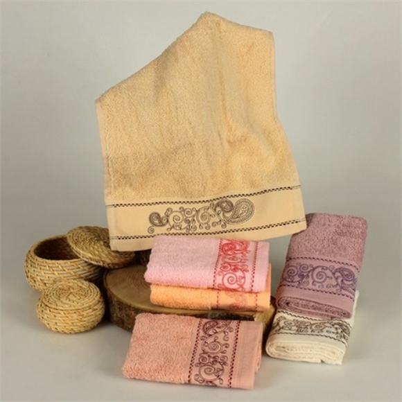 ŞIKEL Other - Turkish Towel Sets, Bamboo & Cotton Blend 6 Pieces